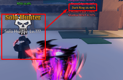 Solo Hunter and his Dark Ring drop rate in Sailor Piece