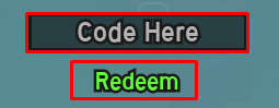 Hell's Garden enter codes box and redeem button