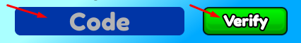 The "Code" box and Verify button in Escape Poop For Brainrots
