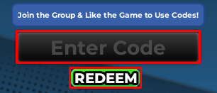 NBA Champions Basketball enter codes box and redeem button