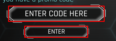 Trash Game enter codes box and enter button