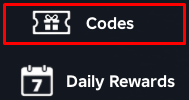 Ball VS Ball codes button