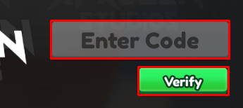 Craft a Brainrot enter codes box and verify button