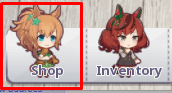 Uma Tower Defense shop button
