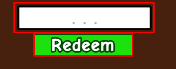Grow a Unit TD enter codes box redeem button