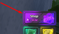 The Shop button in YGO: Reborn!