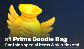 An example of the Prime Goodie Bag in RIVALS