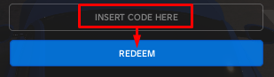 The "INSERT CODE HERE" box and REDEEM button in Car Zone