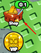 The Shop icon in Block Brainrot Evolution