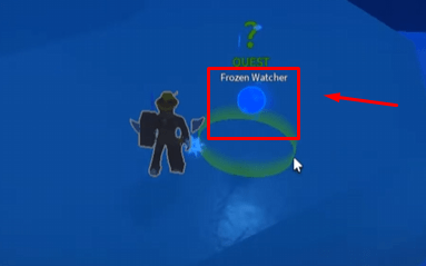 The Frozen Watcher in Blox Fruits
