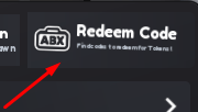 The Redeem Code button in Camper Van