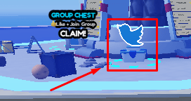 Beast Gym Battle Twitter icon in spawn area
