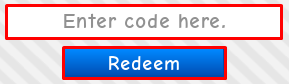 Retro Tower Defense enter codes box and redeem button