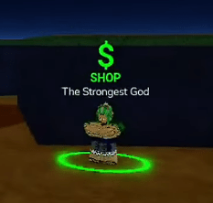 Blox Fruits The Strongest God example