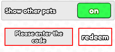 Battle Cat Training enter codes box and redeem button