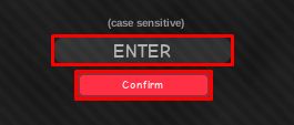 Scrap It enter codes box and confirm button