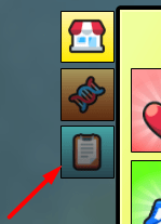 The clipboard icon in Tiny Ocean