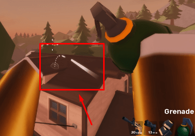 The grenade line in RIVALS