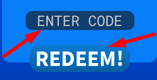 The code redeeming interface in Goal Simulator