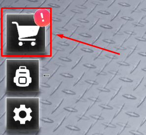 Sword Randomizer shopping cart icon