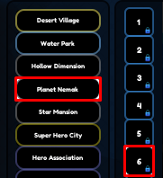 Anime Last Stand Planet Nemak select option