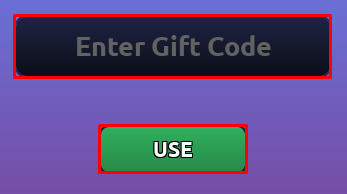 Only Up enter codes box