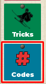 SKI codes button
