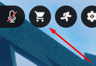 The shopping cart icon in Grand Piece Online