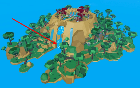 Blox Fruits Yama sword waterfall example