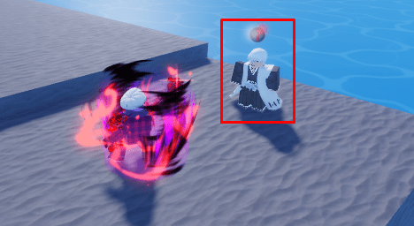 The Hogyoku Quest giver NPC in Sailor Piece