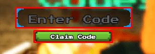 Subterra enter codes box and claim code button