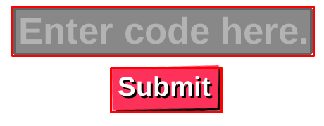 BrawlR enter codes box and submit button