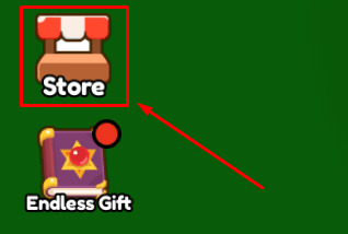 Cute Brainrot Evolution store button