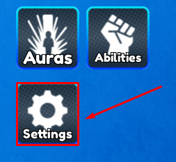 Aura Battles settings icon