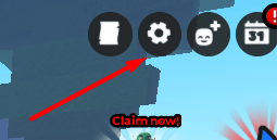 The settings icon in Titan Evolution Simulator