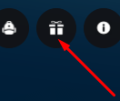 The gift icon in Spin a Blue Lock Card