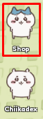 Roll for Chiikawa shop button
