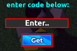 DUEL Warriors enter codes box and get button