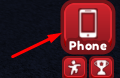 Phone icon in Redfield Elementary School
