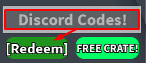 The "Discord Codes" box and Redeem button in FPV Drone Sim