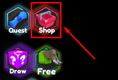 Clash of Brainrot shop button