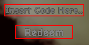 Firecracker Simulator enter codes box and redeem button