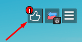 The thumbs up icon in Military Tycoon