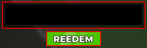 Steal a Ride enter codes box and redeem button