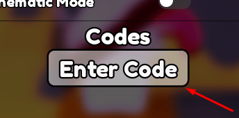 The Enter Code box in Strike for Brainrots!