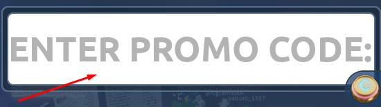 The "ENTER PROMO CODE" box in The Button Room