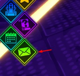 The news button in Anime Overload