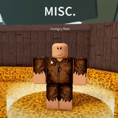 Blox Fruits Hungry Man example