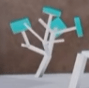 A Frost tree in Lumber Tycoon 2