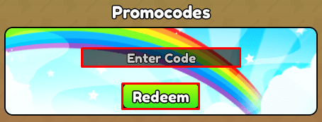 Jelly Jump Training enter codes box and redeem button